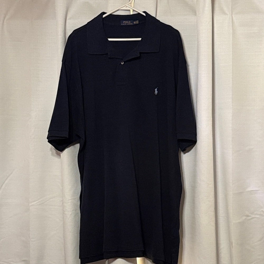 Polo by Ralph Lauren Men's Dark Blue Polo Shirt